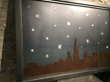 Chicago Skyline with Starry night background - Arc Academy