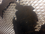 Michigan - Light Rust Patina on stainless Lattice - Arc Academy