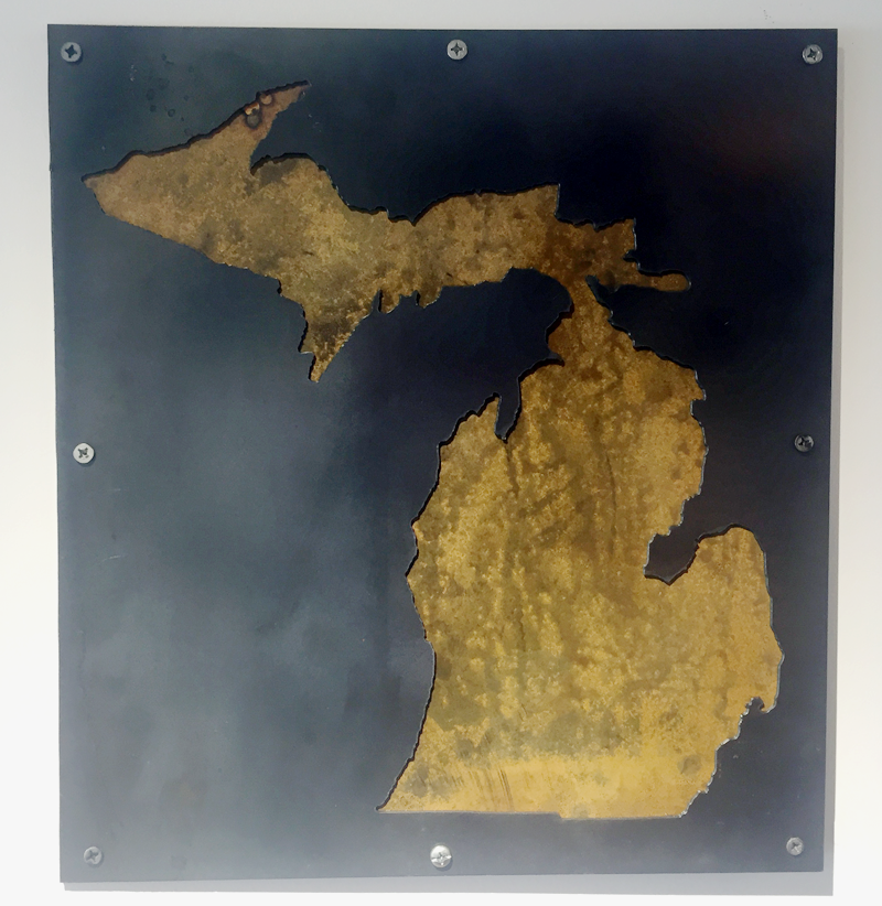 Michigan - Negative Rust Patina with Screws - Arc Academy