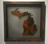 Michigan - Heavy Rust Patina on stainless Lattice - Arc Academy